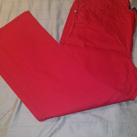 Faded Glory Denim - B24 Faded Glory size 26w Red Jeans